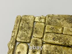 1500 Grams Scrap Gold Bar For Gold Recovery Melted Different Computer Coins Pins