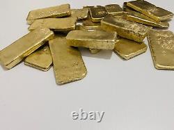 1500 Grams Scrap Gold Bar For Recovery Melted Different Computer Coin Pins