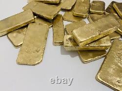 1500 Grams Scrap Gold Bar For Recovery Melted Different Computer Coin Pins