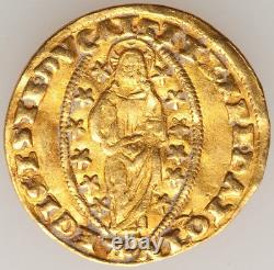 1539-45 Venice GOLD Ducat NGC AU-50 Doge Coin of Pietro Lando 3.40 grams