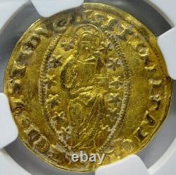 1539-45 Venice GOLD Ducat NGC AU-50 Doge Coin of Pietro Lando 3.40 grams