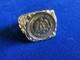 16.5mm 1945 Mexican Dos Pesos Gold Coin Ring Gold 9.2 Grams Size 7.5