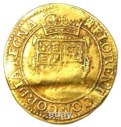 1627 England Britain Charles I Gold Unite Coin VF Details Rare Gold Coin