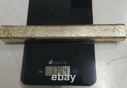 1705 Grams Scrap Gold Bar For Gold Recovery Melted Different Computer Coin Pins