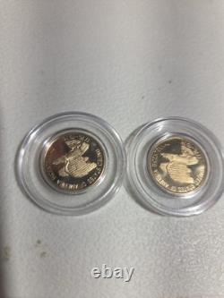1776-1976 Bicentennial George Washington. 500 Gold Coins, 2.4 grams each/ COA