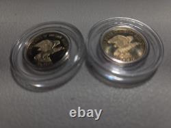 1776-1976 Bicentennial George Washington. 500 Gold Coins, 2.4 grams each/ COA