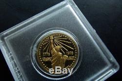 1776-1976 bicentennial 12.9 grams gold coin Rare