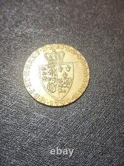 1791 Great Britain 1 Guinea Gold Coin 22k Gold 8.4grams