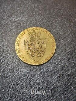 1791 Great Britain 1 Guinea Gold Coin 22k Gold 8.4grams