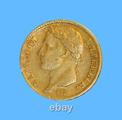 1808 A Gold 20 Francs Napoleon Bonaparte Coin XF Condition Paris Mint item #108