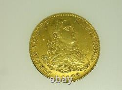 1809 Eight (8) Escudos Gold Coin Excellent Condition -37 MM 27.1 Grams B. Offer