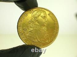 1809 Eight (8) Escudos Gold Coin Excellent Condition -37 MM 27.1 Grams B. Offer