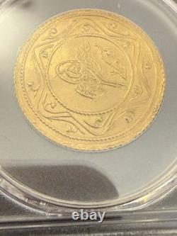 1816 GOLD TURKEY OTTOMAN 2 Rumi Altin PCGS AU KM 614 (4.70 Grams)