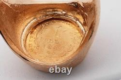 1849 1 Dollar Liberty Gold Coin Set In 14k Yellow Gold 9.1g Size 6 Eb0226rxzsa