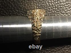 1851 1.00 Gold Coin Ring Set In 14K Marked 6.2 Grams Size 8 Ready-to-wear