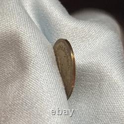 1853 California Gold 1/2 Round, unc. Fractional/ Liberty Bear /. 6 Gram Gold