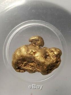 1857 1.1 gram California Gold Rush Nugget S. S. Central America PCGS 12548 GOLD L