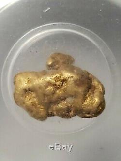 1857 1.1 gram California Gold Rush Nugget S. S. Central America PCGS 12548 GOLD L
