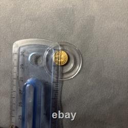 1859 California Gold, Indian Wreath, Token Brilliant Unc, 1/2 In. 58 Gram