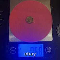 1859 California Gold, Indian Wreath, Token Brilliant Unc, 1/2 In. 58 Gram