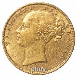 1863 Great Britain One Pound £1 Sovereign Gold. 2354 Oz Gold Raw