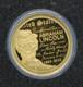 1865 2015 Abraham Lincoln 1000 Torpor Mongolia 0.5 Gram 0.9999 Fine Gold Coin
