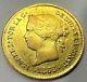 1865 Philippines 1 One Peso Isabella Ii Gold Coin 1.7 Grams