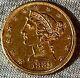 1881 S Gold Us $5 Liberty Head Half Eagle Coin San Francisco Mint, Vf/xf