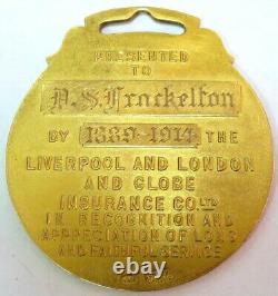 1889 -1914 Gold Great Britain 22.43 Gram Liverpool & London Globe Insurance Fob