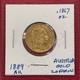 1889 Austria 20 Francs, 8 Florins Gold Coin, Au. 6.4516 Grams. 1867 Oz