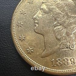 1889 S Liberty Head Double Eagle $20 Gold Lustrous Survival Estimate = 8562