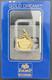 1896-1996 Pamp Suisse Klondike Gold Rush 100th Anniv 14kt Gold Coin Pendant Ogp