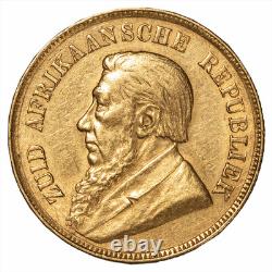1898 South African Republic 1 Pond 7.99g. 917 Gold 7.326g AGW