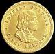 1899 Gold Costa Rica 5 Colones Christopher Colombus Coin