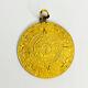 18k Gold 4.9 Grams Aztec Coin Pendant