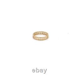 18K Gold Ring Money Coin 1.16 grams Size 5.5