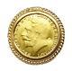 18k & 21k Yellow Gold Sovereign Coin Slide Necklace Pendant/enhancer 3.80 Grams