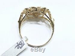 18k Yellow Gold Diamond Cut Coin Band Ring Size 6.5. Wt 3.57 Grams