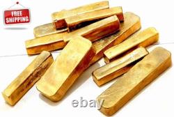 1900 Grams Scrap Gold Bar For Gold Recovery Melted Different Computer Coin Pins