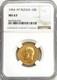 1904 Ap Gold 10r 8.6 Grams Nicholas Ii Coin Ngc Mint State 63