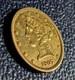 1907 D Us $5 Liberty Half Eagle Gold Coin! 8.3grams! Free Shipping