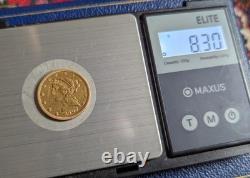 1907 D US $5 Liberty Half Eagle Gold Coin! 8.3grams! Free Shipping