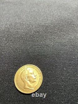 1910, 20 Mark Gold Coin, Kaiser Wilhelm II of Prussia, 7.965 grams of gold