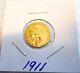 1911 Gold Indian Head $2.50 Quarter Eagle Very Nice U. S. Gold Coin 4.18 Gram