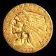 1911 Indian Head $2.50 Fine Gold Quarter Eagle Bullion Coin Nice 4.18 Grams