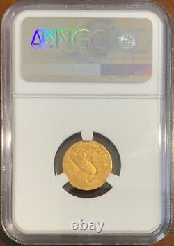 1914 2.50 Gold Indian head NGC CERTIFIED MS61