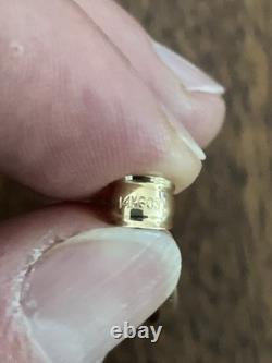 1914 French 20 Franc gold coin In 14k Solid Gold Bezel, Weighs 7.8g, Exc