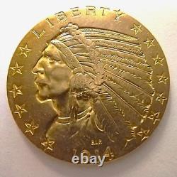 1914 US 500 Indian Head gold coin KM129 AGW 242 oz 836 grams High grade G2U