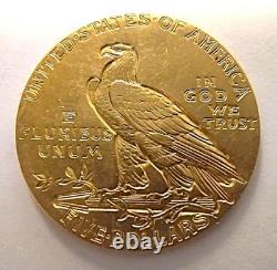 1914 US 500 Indian Head gold coin KM129 AGW 242 oz 836 grams High grade G2U