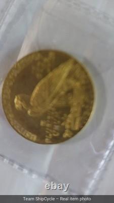 1914 US 500 Indian Head gold coin KM129 AGW 242 oz 836 grams High grade G2U